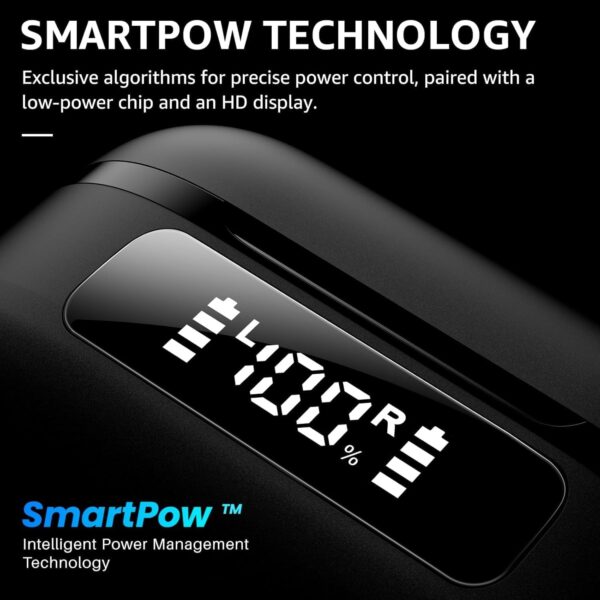 TOZO Audífonos Inalámbricos con Cancelación Activa de Ruido, 6 Micrófonos ENC, Bluetooth 5.3, Impermeables IPX8, Graves Potentes, 59H, LED Display y App EQ | Amazon - Imagen 2