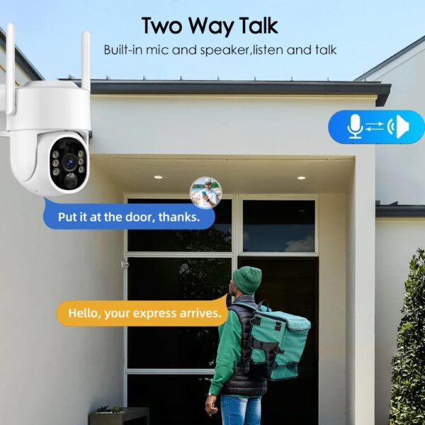 Cámara de Seguridad Solar Inalámbrica 5G con Visión Nocturna en Color, Detección AI y Giro 360° | Amazon - Imagen 4