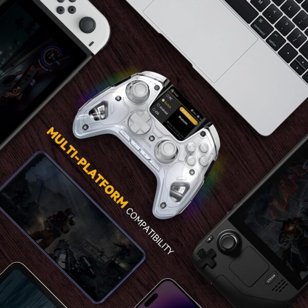 ManbaOne Interactive Controller – Mando inalámbrico con luces y botones remapeables | Amazon - Imagen 3