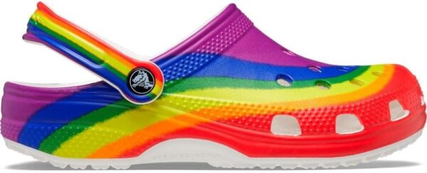Crocs Tie Dye – Zuecos clásicos unisex para adultos con diseño arcoíris | Amazon - Imagen 2