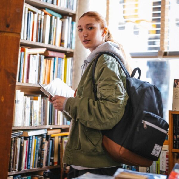 Herschel Pop Quiz Backpack, Ash Rose – Mochila Escolar y Urbana - Imagen 2