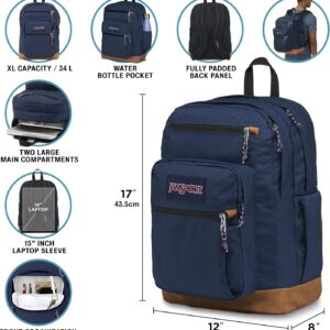 JanSport Cool – Mochila con funda para laptop de 15" azul marino | Amazon