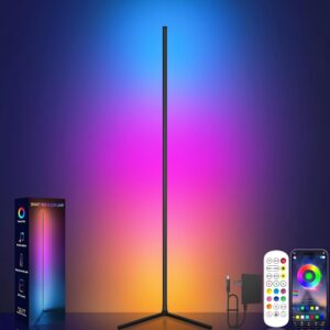 Lámpara de Esquina RGB LED con Control App, Sincronización Musical y 16 Millones de Colores | Amazon