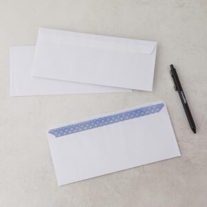 Amazon Basics #10 Security-Tinted Self-Seal Business Letter Envelopes, 500-Pack