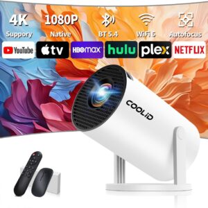Mini Proyector – Soporta 4K/1080P, WiFi6, Bluetooth y rotación 270° | Amazon