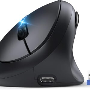 TECKNET Mouse Ergonómico Vertical Inalámbrico Bluetooth, Recargable, 4800 DPI Ajustable, Click Silencioso | Amazon