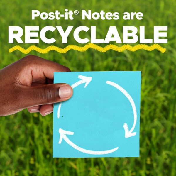 Post-it Super Sticky Notes, 3 x 3 in., 24 Pads, Supernova Neons Collection - Imagen 3