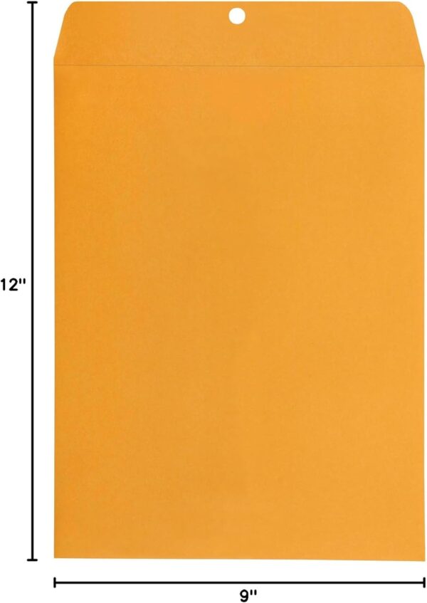 Amazon Basics 9 x 12-Inch Clasp Kraft Envelopes, Gummed, 100-Pack - Imagen 6