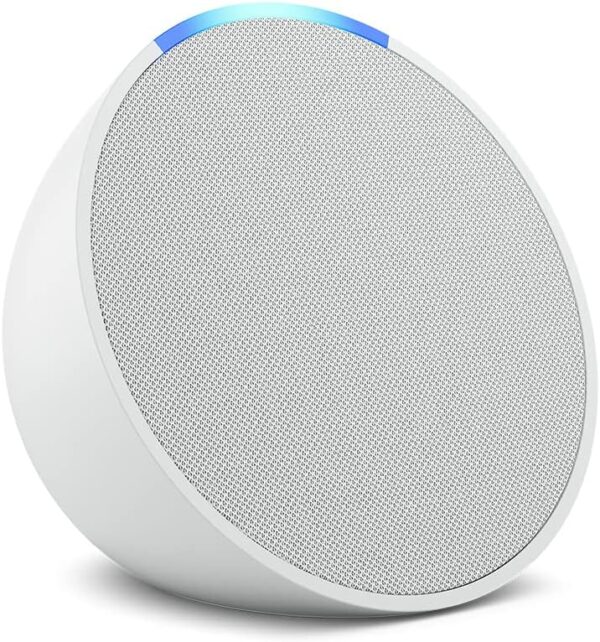 Amazon Echo Pop (Newest Model), Alexa Smart Speaker, Glacier White