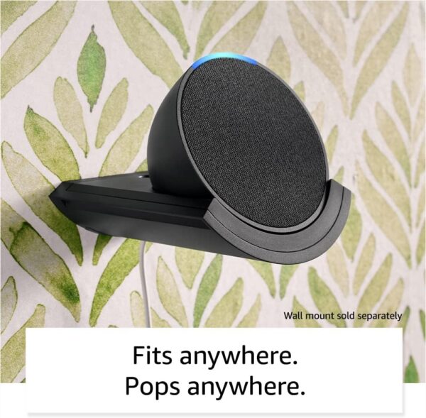 Amazon Echo Pop (Newest Model), Alexa Smart Speaker, Glacier White - Imagen 3