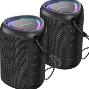 Portable Bluetooth Speaker – Altavoz inalámbrico con luces y sonido potente | Amazon