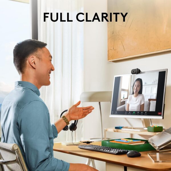 Logitech Brio 101 Webcam Full HD 1080p con Micrófono, Tapa de Privacidad y USB-A | Amazon - Imagen 8