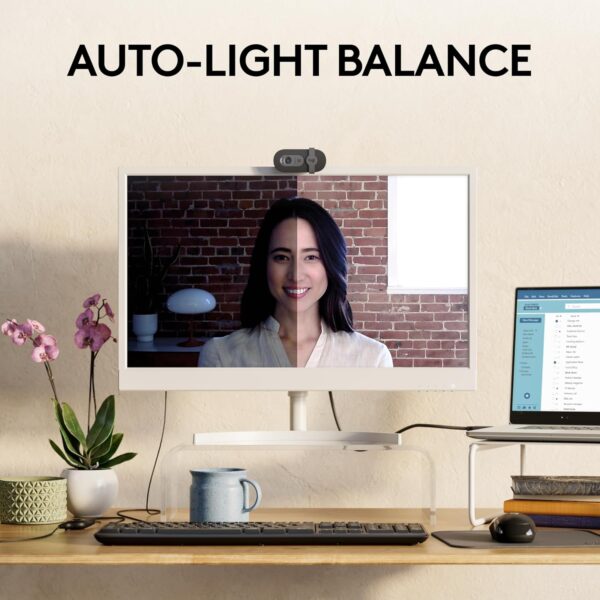 Logitech Brio 101 Webcam Full HD 1080p con Micrófono, Tapa de Privacidad y USB-A | Amazon - Imagen 7