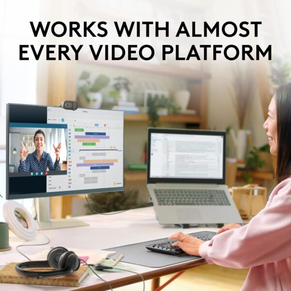 Logitech Brio 101 Webcam Full HD 1080p con Micrófono, Tapa de Privacidad y USB-A | Amazon - Imagen 4