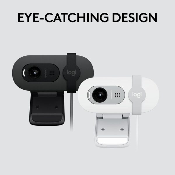 Logitech Brio 101 Webcam Full HD 1080p con Micrófono, Tapa de Privacidad y USB-A | Amazon - Imagen 3