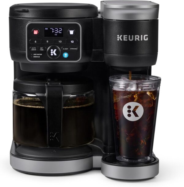 Keurig K-Duo Cafetera Hot & Iced con MultiStream, 72oz, Carafe y Single Serve | Amazon