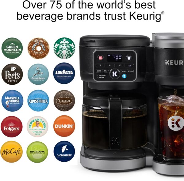 Keurig K-Duo Cafetera Hot & Iced con MultiStream, 72oz, Carafe y Single Serve | Amazon - Imagen 6