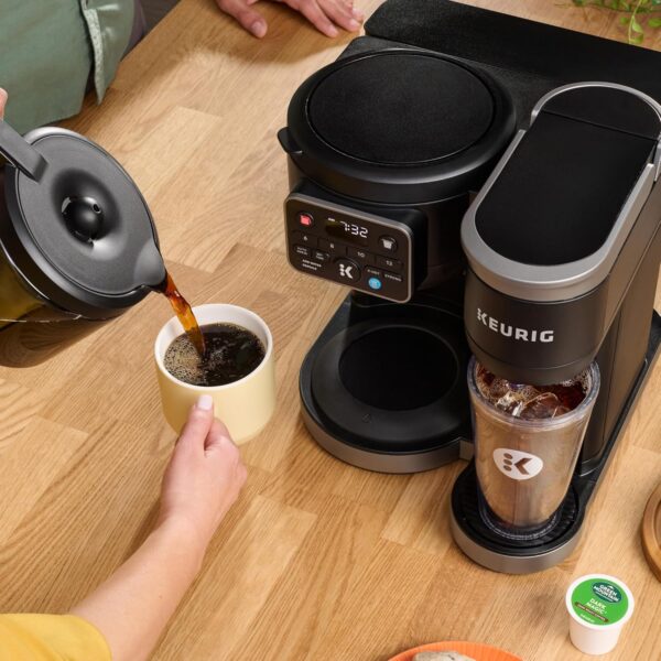 Keurig K-Duo Cafetera Hot & Iced con MultiStream, 72oz, Carafe y Single Serve | Amazon - Imagen 2