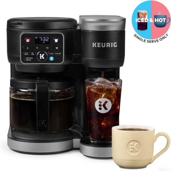Keurig K-Duo Cafetera Hot & Iced con MultiStream, 72oz, Carafe y Single Serve | Amazon - Imagen 7