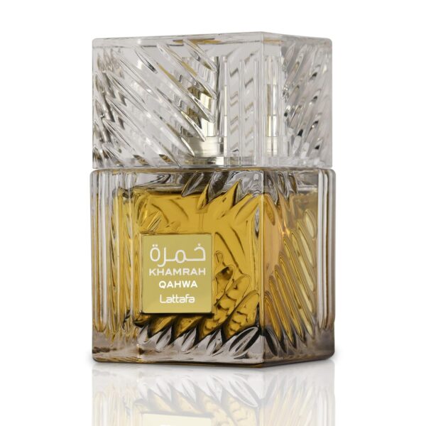 Lattafa Khamrah Qahwa Eau de Parfum Unisex 100ml – Vainilla, Canela, Café y Especias Orientales | ✅@andreasugiere