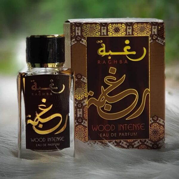 Lattafa Raghba Wood Intense Eau de Parfum Unisex 100ml – Fragancia Árabe Exclusiva | ✅@andreasugiere