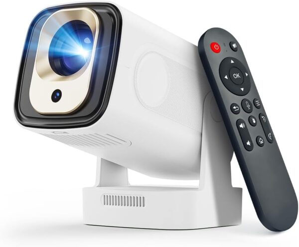 Mini Proyector Portátil WiFi 4K – Cine en casa, compatible con iOS, Android y HDMI