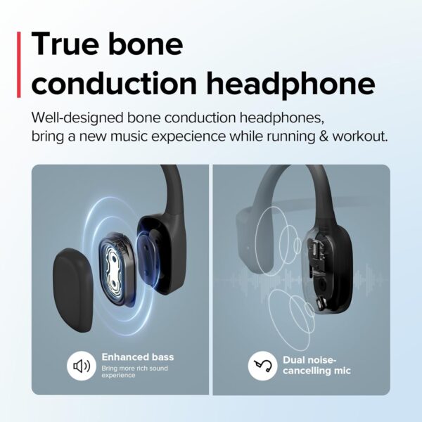 SUUNTO Sonic Open-Ear Bone Conduction Sports Headphone – Bluetooth Wireless, 10H Playtime, Waterproof | ✅andreasugiere - Imagen 8