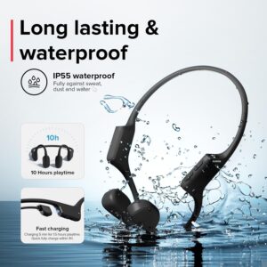 SUUNTO Sonic Open-Ear Bone Conduction Sports Headphone – Bluetooth Wireless, 10H Playtime, Waterproof | ✅andreasugiere